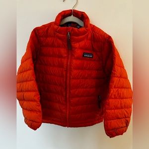 Patagonia Toddler Down Sweater Jacket Orange 4T